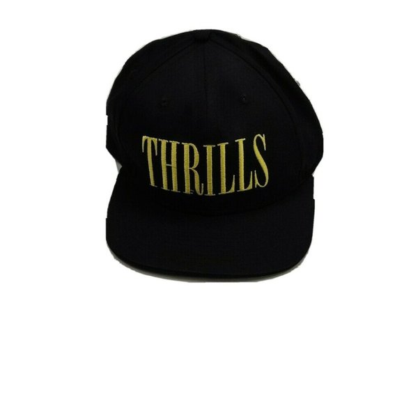 WeSC Mens Hat Black One Size Baseball Graphic Cap - Picture 2 of 10